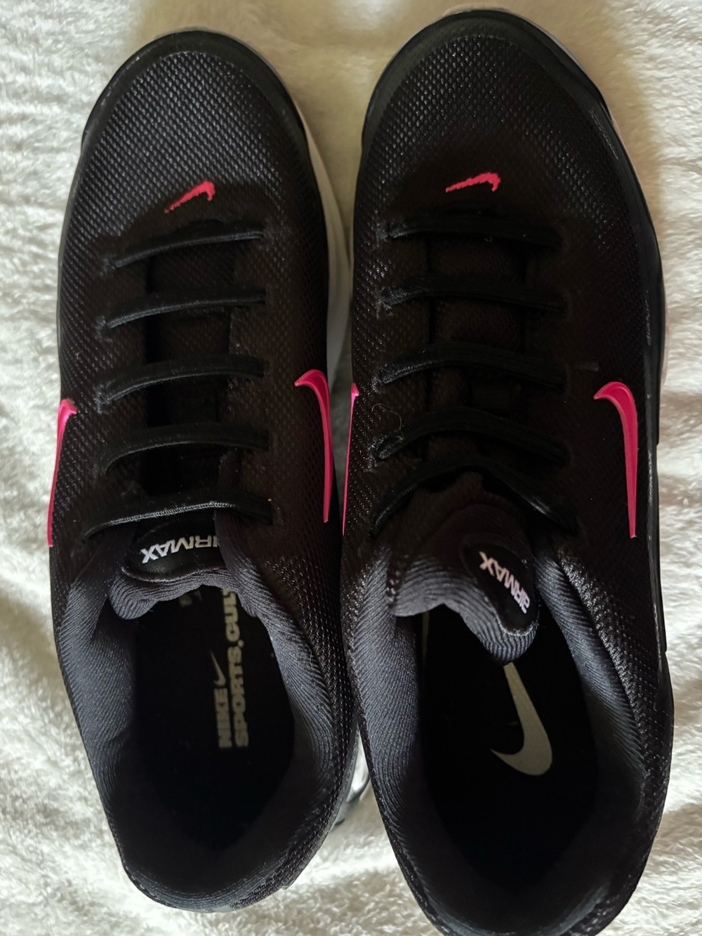 Nike Air Max Bia Women’s Black Pink Running Sneakers